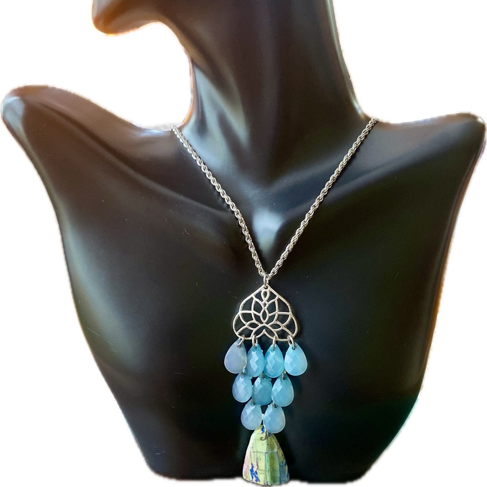 Dragon Veins Stones - custom jewelry design. An amazing unique statement piece